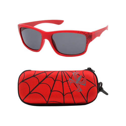 Spider Shades | Red & Case Combo